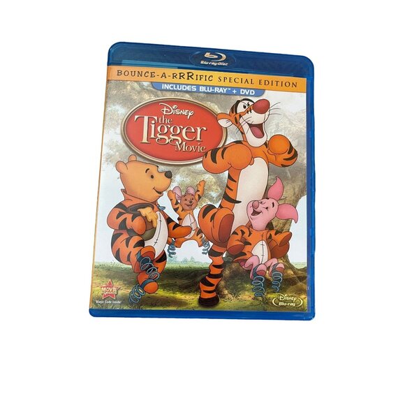 The Tigger Movie (Blu-ray + DVD, 2000) Disney Movie - Picture 1 of 8